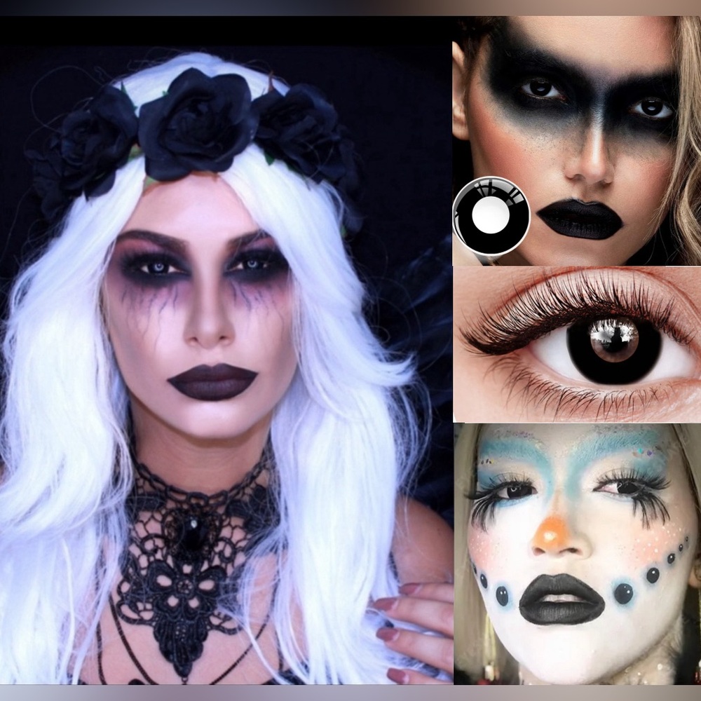 Halloween black lenses